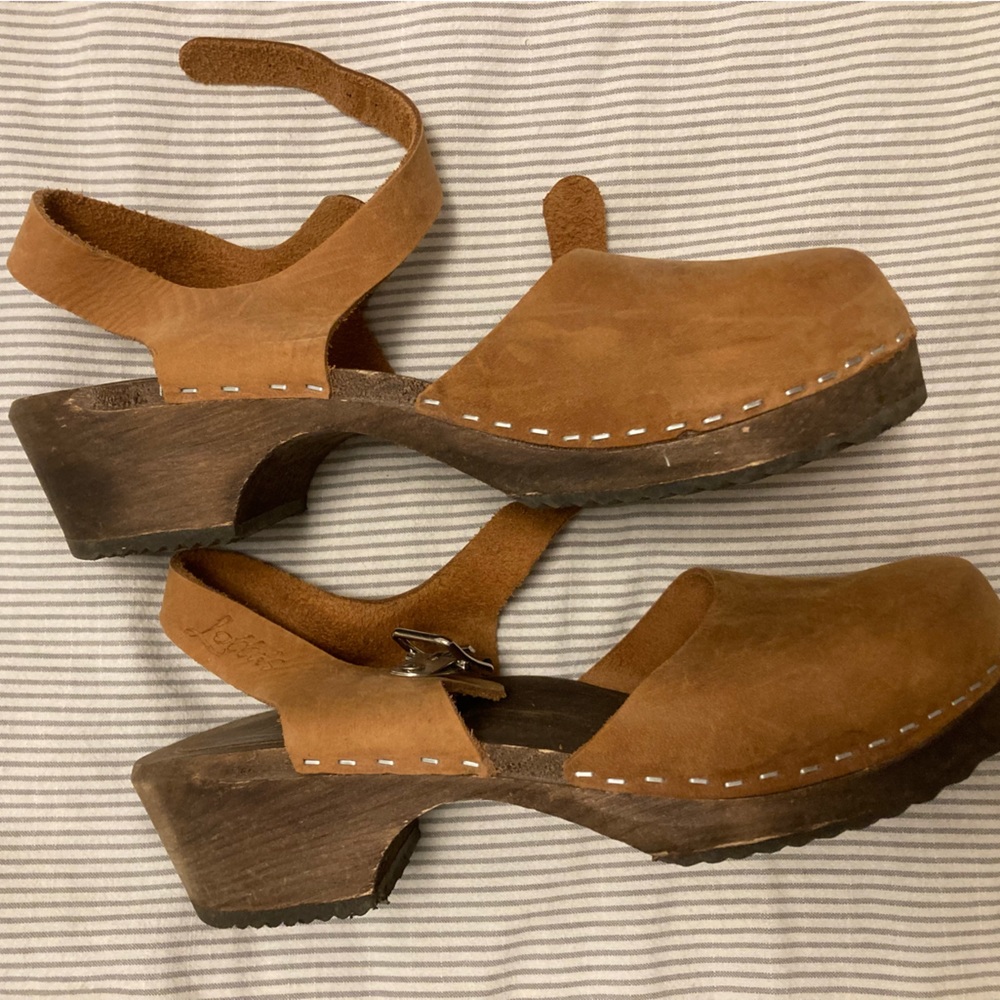 Lotta from Stockholm low heel leather clog 38